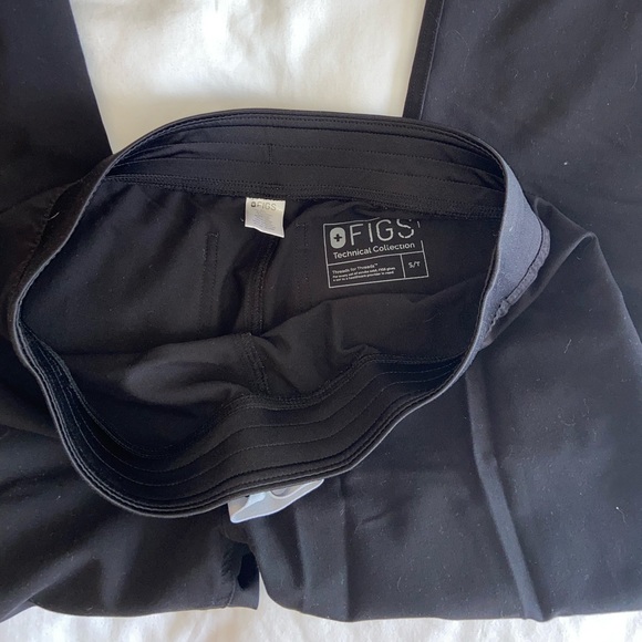 Figs Livingston Pant Small/Tall Black - Picture 3 of 4